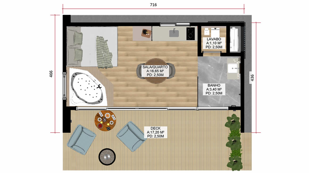 Planta da Casa Serenitá