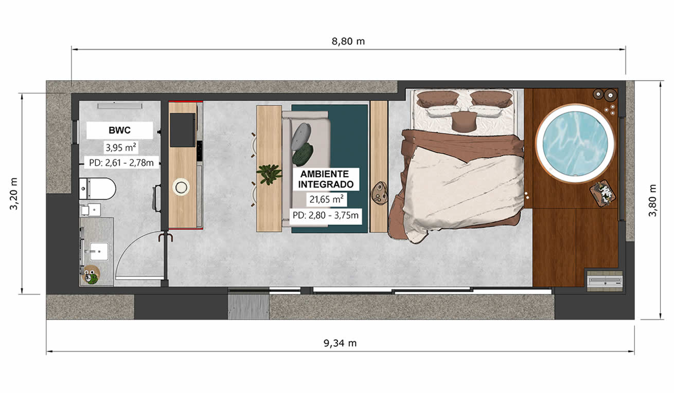 Planta da Casa Oasi Planta da Casa Oasi