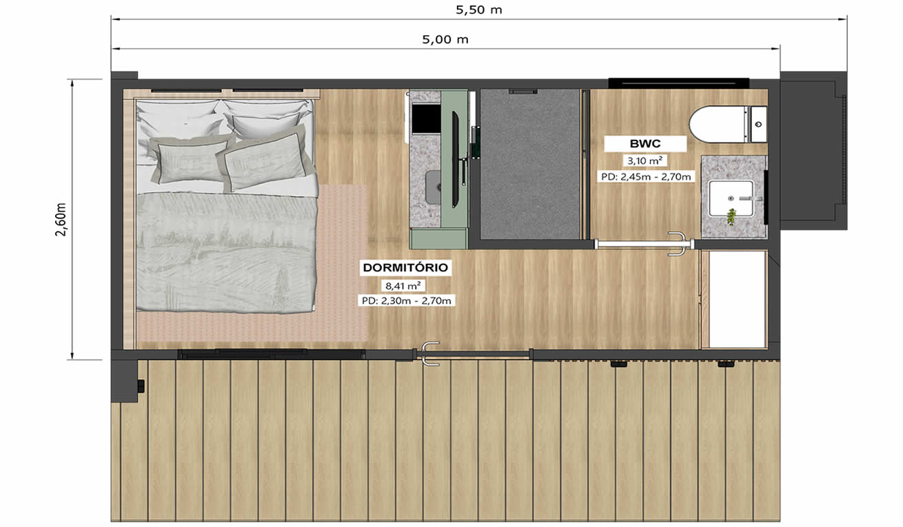 Planta da Casa Unità