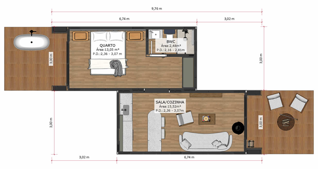 Planta da Casa Rifugio 2