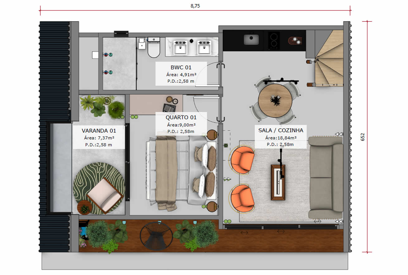 Imagem da Casa Vértice - Atualle Modular